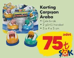 GOKİDY OYUNCAK KARTİNG ÇARPIŞAN ARABA